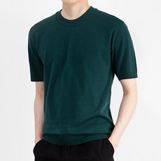 스타일에스 SM 남자 캐시라이크 니트 반팔 라운드 티셔츠 리뷰후기