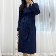 스토리원 여성 카라 남방 셔츠형 롱 원피스 벨티드 RKWM-OP150 리뷰후기