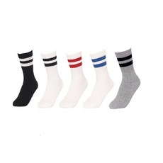 ALL-2LS 삭스핏 여자 2라인 스트라이프 삭스 5coor 5종 택1 리뷰후기