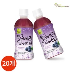 웰그린 블루베리 아이스티 20PET 리뷰후기