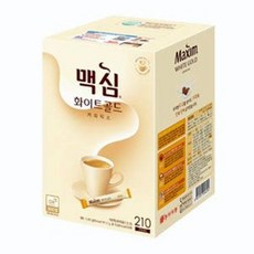 가성비최고  맥심화이트골드 Best5_맥심 화이트 골드 커피믹스, 11.7g, 210개입, 1개