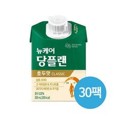 대상웰라이프 뉴케어 당플랜 호두맛 영양식 200ml 30개