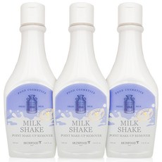 스킨푸드 밀크쉐이크 포인트 메이크업 립앤아이리무버 X3개 리뷰후기