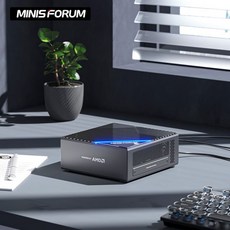 미니스포럼 B550 MINI PC 라이젠 7 게이밍 pc, 중국, No RAM No Storage + 유럽 연합, B550-5700G