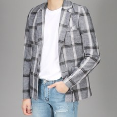 후앙스 린넨 웨이브 체크 자켓 COJK-9556 리뷰후기