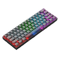게임 키보드 컴퓨터 키보드 게이머 61keys 백라이트 인체 공학 USB 유선,