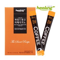 힐링 와일드 망고 아메리카노 50스틱 씨앗 식이섬츄 종자 추출 분말 가루 폴리페놀 엘라그산 단백질 칼슘 가격 후기 먹는법 여성 건강 엄