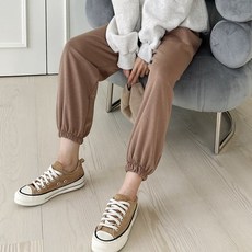 무늬샵 데일리 여성기모조거팬츠 여자겨울조거팬츠 리뷰후기