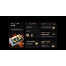 MINISFORUM게이머컴퓨터미니PC UM790프로AMD라이젠9윈도우11DDR55600MHz 1TB4.0NVMeSSD WiFi6E, 01NoRamNoSSD_01미국