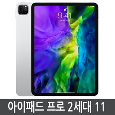 Apple iPad Pro 11 2세대, 실버, 128GB, Wi-Fi