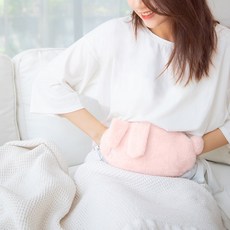 배 허리 복부 온열찜질기 발열복대 밧데리포함 생리통 소싱, 마오(회색) 래빗(핑크) 루돌푸(브라운), 1개