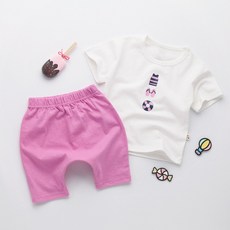 까꿍놀이터 키즈 핫썸머상하세트 바지세트 유아 면 나시티 면 7부배기바지 리뷰후기