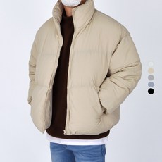 가이스토리 남자 겨울 집업 점퍼 남성 하이넥 오버핏 아우터 외투 아스노숏패딩점퍼