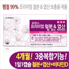 유한 프리미엄 철분 앤 엽산 120일분 임산부 리뷰후기
