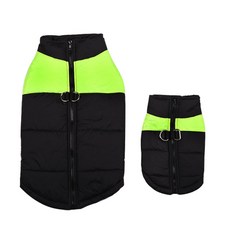 데이오프 애견 패딩조끼, 형광노랑