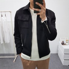 구스마켓 남성용 투포켓 스웨이드 자켓 리뷰후기