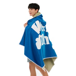 위크나인 로버 비치타올, 1개, 블루