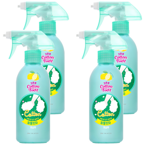 온더바디 코튼풋 발을 씻자 풋샴푸 레몬민트향, 4개, 385ml