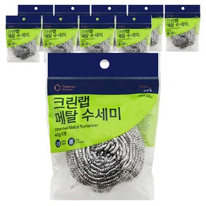 크린랲 메탈 수세미, 1개입, 10개