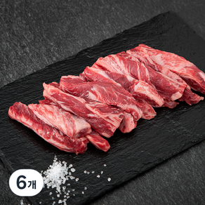 미트엔조이 미국산 갈비살 구이 (냉장), 400g, 6개