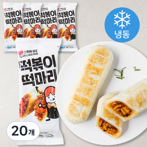 서울마님 떡볶이 떡마리 (냉동), 100g, 1개입, 20개