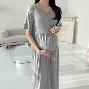 루시드라잇 국산 굿데이 반팔 수유원피스 임부복 홈웨어