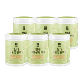 더작 절대 식물성 단백질 500g, 6개