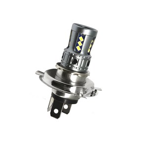 오토바이용 H4 HS1 8W 18LED 전조등, 1개