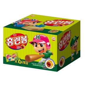 홈런볼 초코 128g x 6개입 대용량 초코볼 해태 홈런볼, 768g, 1개