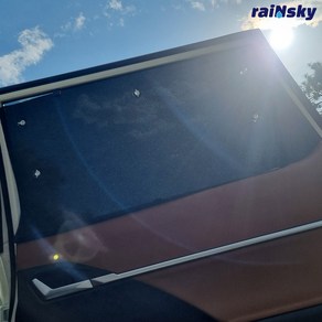 Rainsky Rexton Sports Sunshade Car Curtain, Car Parking Type (2nd Row Rear Seat), 1 Set