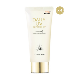 [JKLIVING] 백탁없이 가볍고 촉촉한 에센스 선크림 데일리 유브이 디펜스UP - SPF50+ PA++++, 4개, 69ml