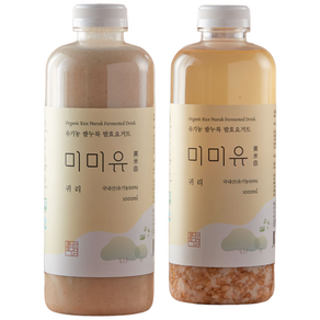 유기농 쌀누룩요거트 미미유 귀리 [곱게갈음], 1개, 1000ml
