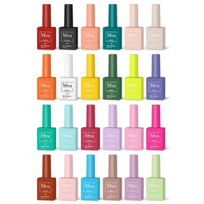 [AS젤] Mxsi 컬러젤 네일 60종 세트 15ml 네일재료 선물, 1세트, Mxsi 컬러젤 60종