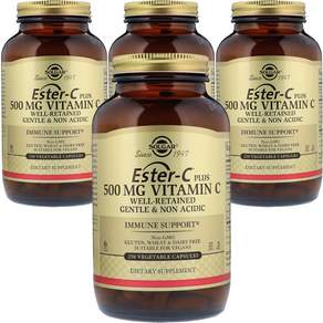 SOLGAR Ester-C Plus維他命C素食膠囊 500mg, 4個, 250 入