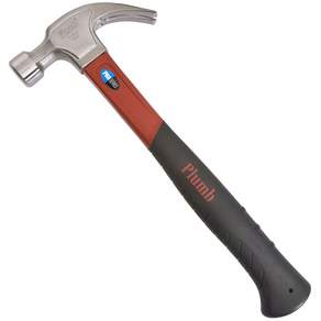 Plumb Premium Claw Hammer Hammer 玻璃纖維手柄 453.6g, 1個, 11402N