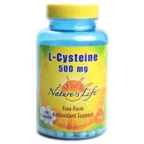 Nature's Life L-半胱氨酸膠囊 500mg, 1罐, 100顆