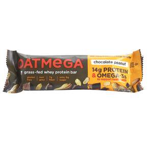 OATMEGA 乳清蛋白棒, 巧克力花生, 50克