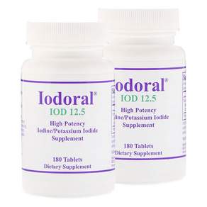 Optimox IOD-12.5碘化鉀補充錠, 2個, 180 入