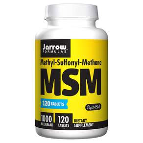 Jarrow FORMULAS 賈羅公式 MSM無麩質素食膠囊 1000mg, 1個, 120入