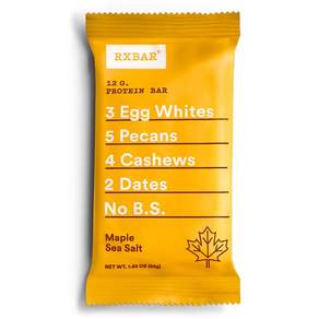 RXBAR 楓糖海鹽蛋白棒, 1個, 52克