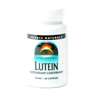 SOURCE NATURALS 葉黃素膠囊 20mg, 1瓶, 60顆