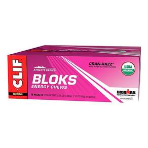 CLIF Bloks風味能量棒, 克蘭-拉茲, 1盒, 1.08kg