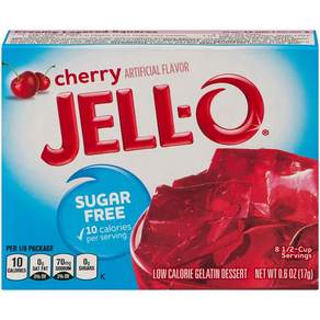 gelo 低熱量無糖櫻桃果凍粉, 17g, 1盒