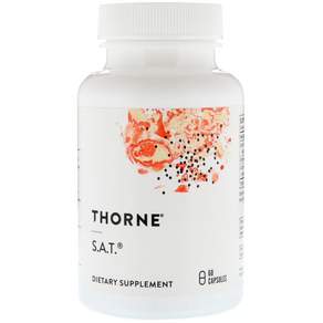 Thorne Research S.A.T.配方膠囊, 1罐, 60粒