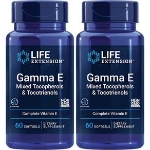 LIFE EXTENSION 維他命E膠囊, 2罐, 60顆