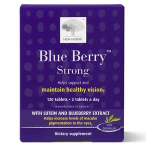 NEW NORDIC 藍莓強效片, 1個, 120顆