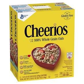 GENERAL MILLS Cheerios 全麥燕麥 2개입, 1個, 1.1kg