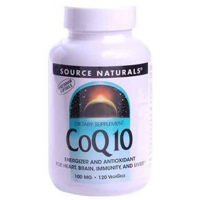 SOURCE NATURALS 輔酶Q10蜂膠 100mg, 1入, 120顆