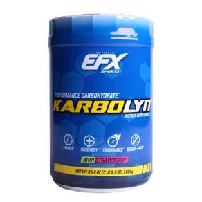 ALL AMERICAN EFX Karbolyn無麩質無糖膳食補充粉 奇異果草莓口味, 1000g, 1罐