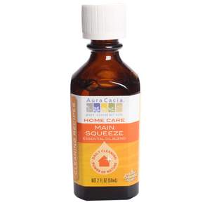 Aura Cacia 家庭護理精油混合主擠壓, 1個, 59ml